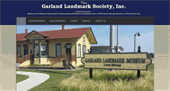 Desktop Screenshot of garlandhistorical.org