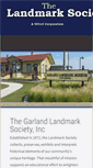 Mobile Screenshot of garlandhistorical.org