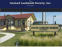 Tablet Screenshot of garlandhistorical.org